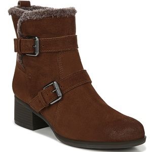 Naturalizer suede waterproof booties